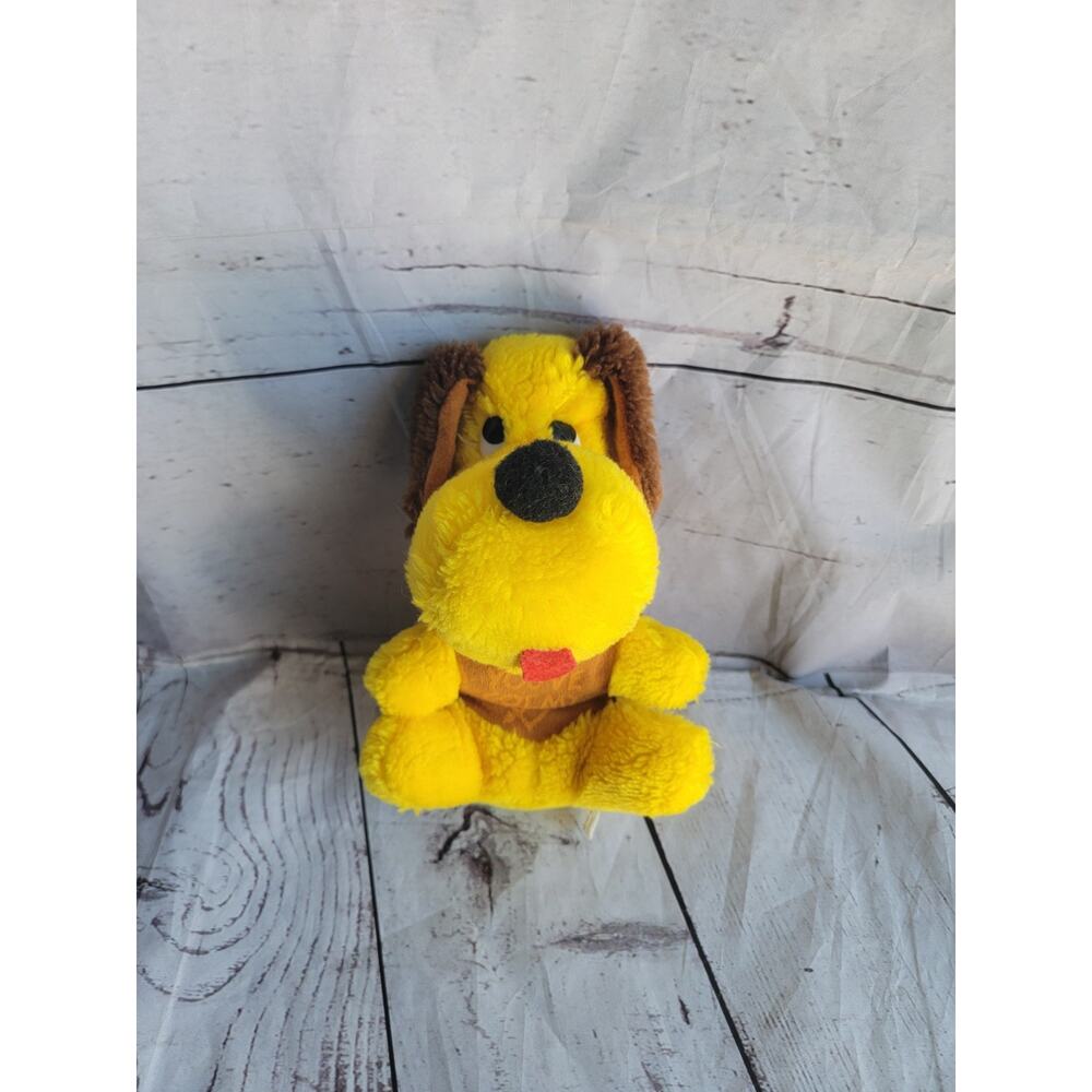 Vintage Wallace Berrie 1970s I ’ve Got My Heart 6in Stuffed Dog Plush